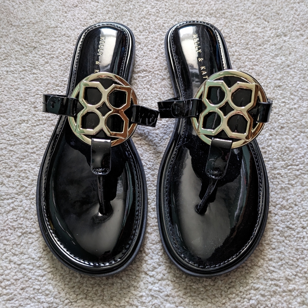 Kelly & Katie Black Sandals